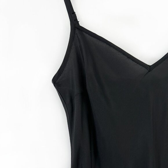 Development by Erica Davies Black Adjustable Cami Strap Slip Mini Dress sz N/A - Picture 3 of 5
